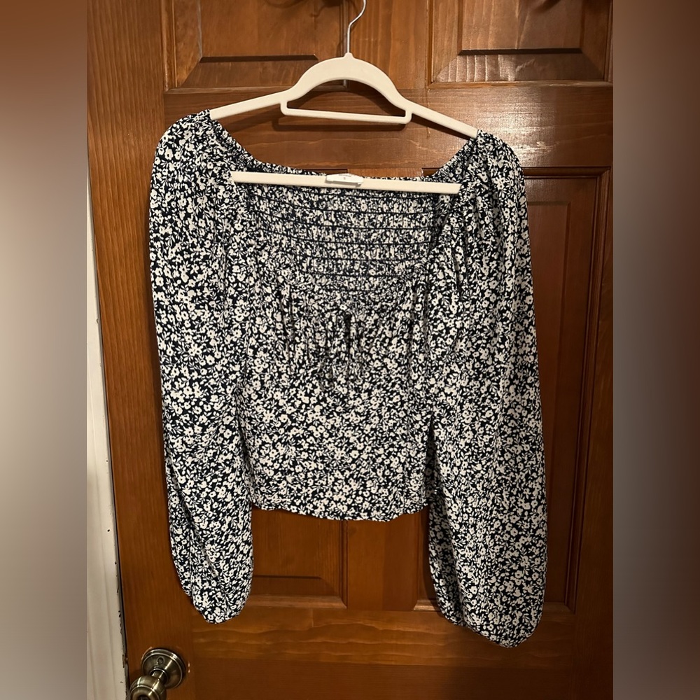 cute floral blouse